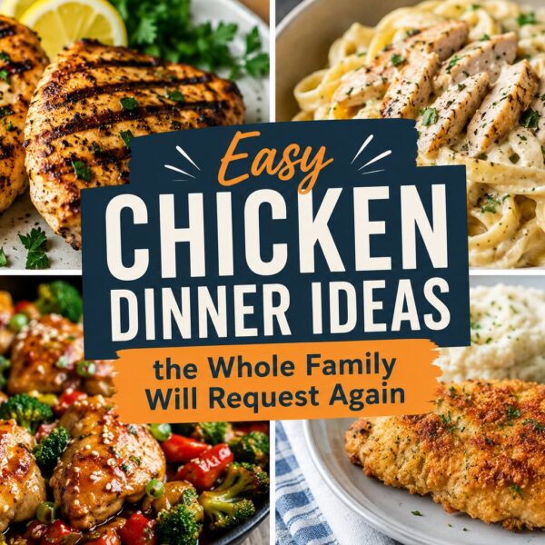 20 Easy Chicken Dinner Ideas the Whole Family Will Request Again