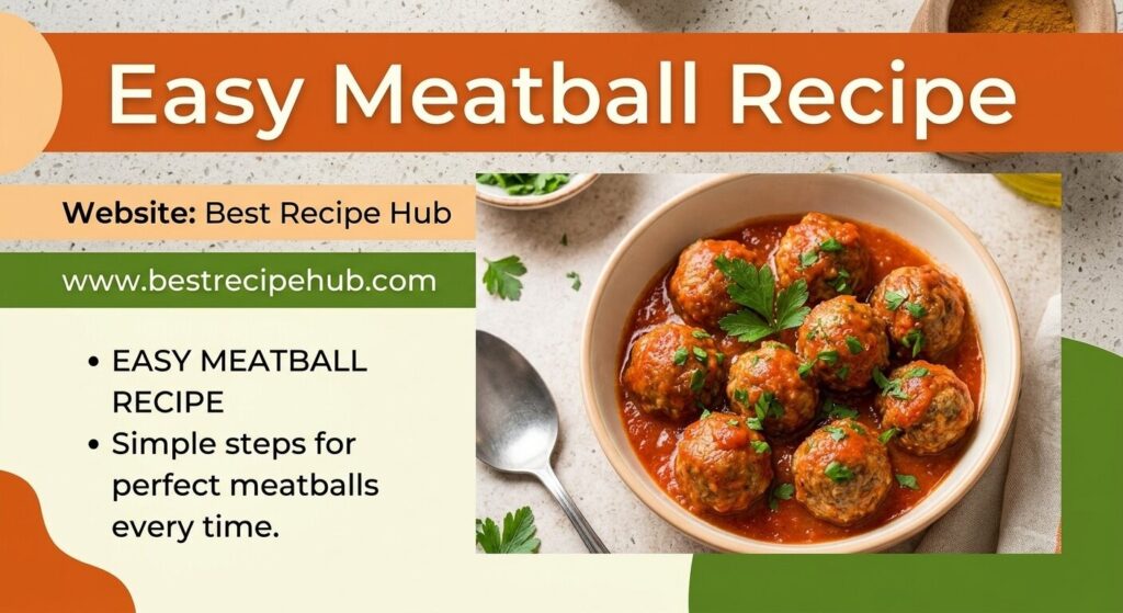Easy Meatball Recipe