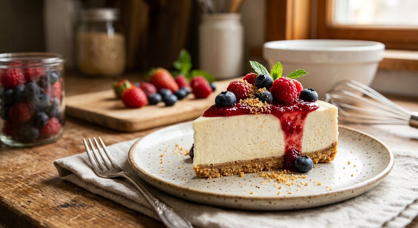 Easy No Bake Cheesecake Ready With Just a Few Simple Ingredient