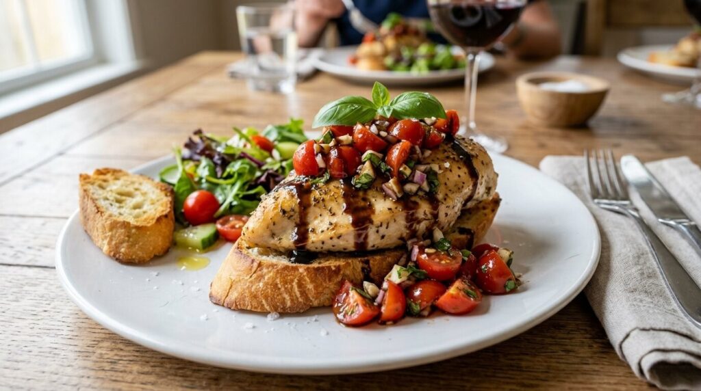 chicken bruschetta