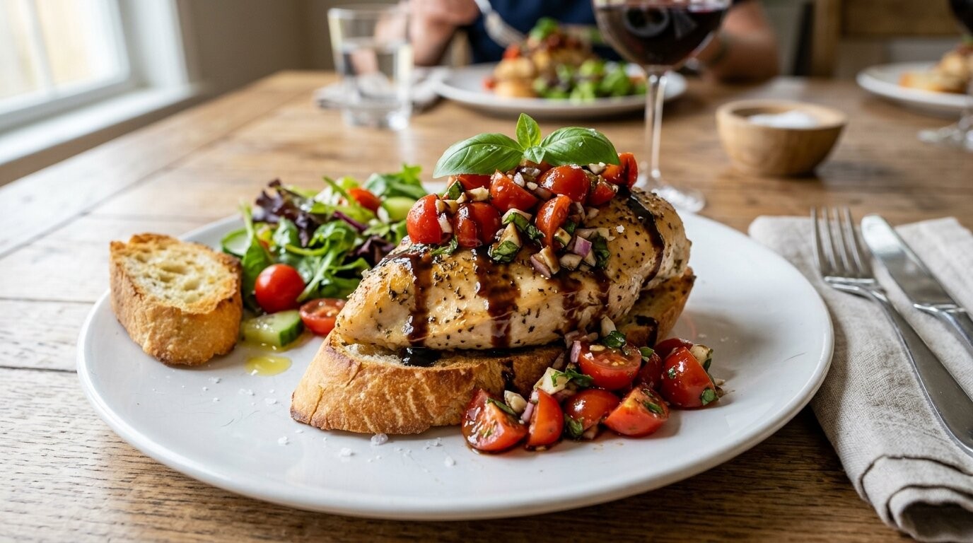 chicken bruschetta