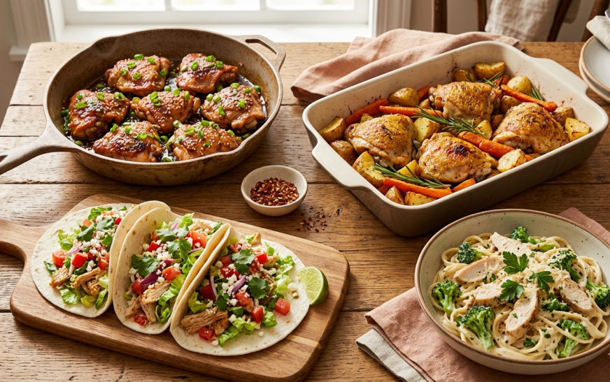 20 Easy Chicken Dinner Ideas the Whole Family Will Request Again