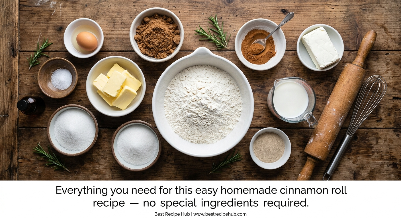 The Lazy Baker’s Easy Homemade Cinnamon Roll Recipe