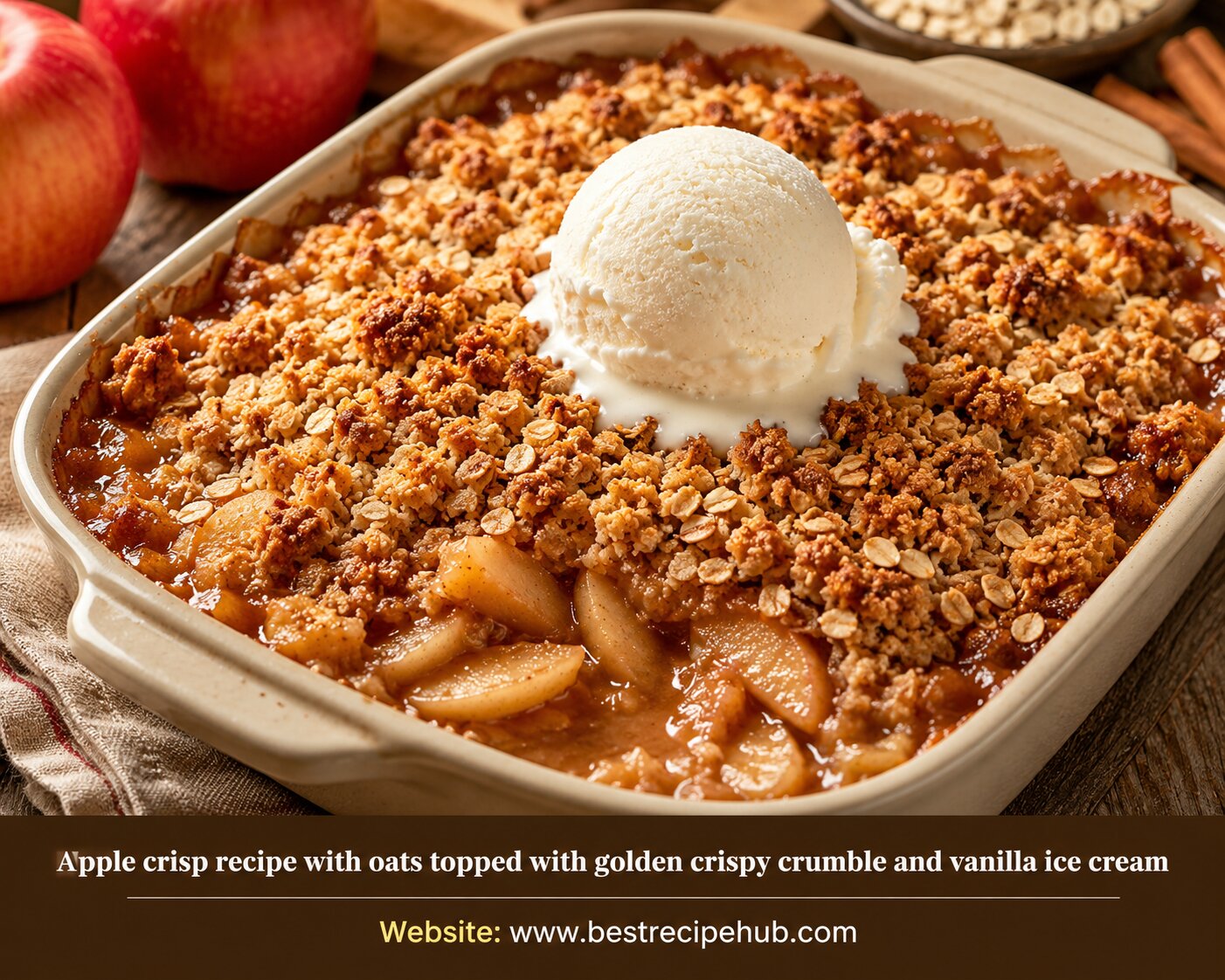 apple crisp recipe with oats