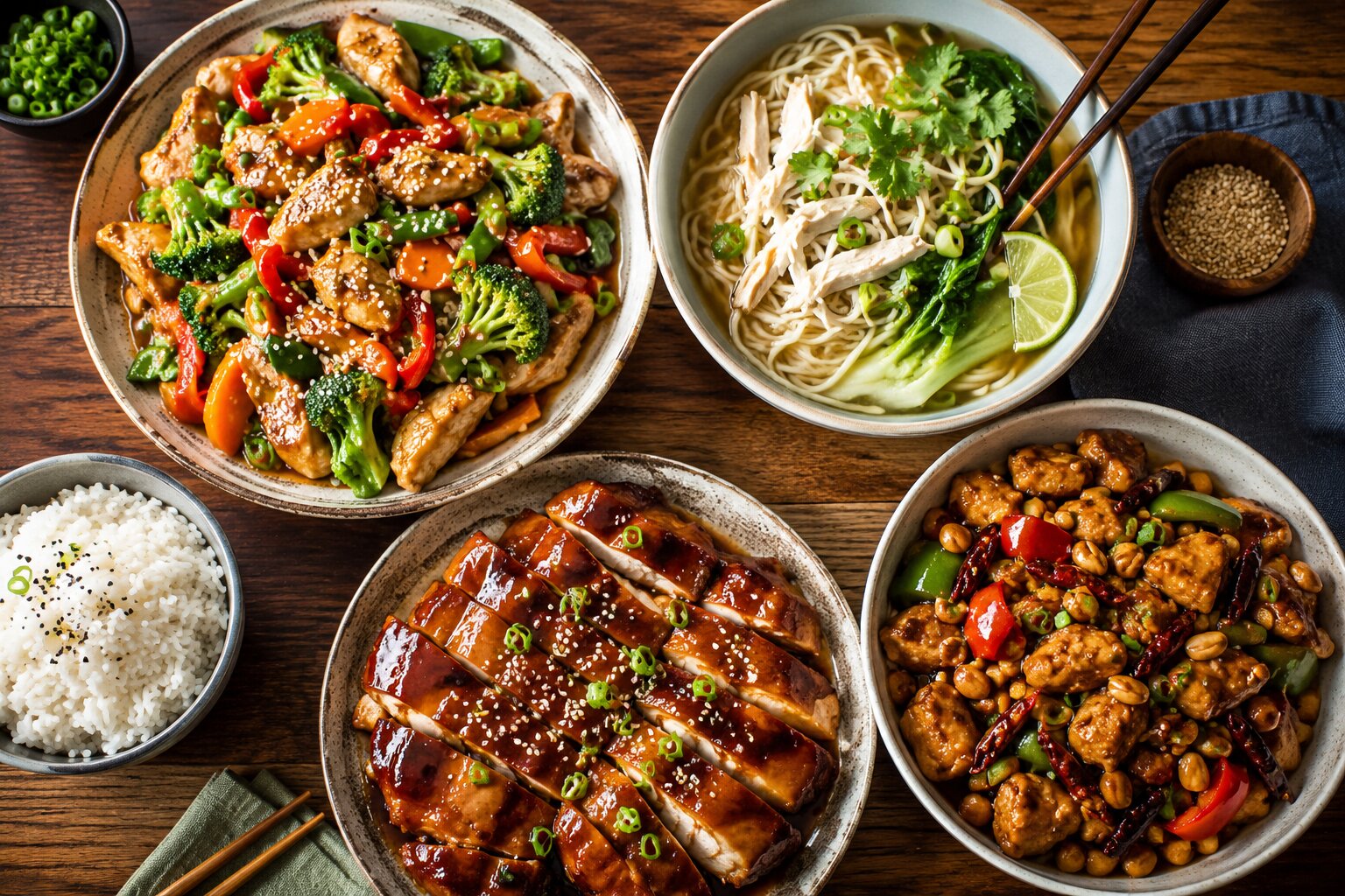Asian Chicken Recipes: 15 Easy & Flavorful Dishes…