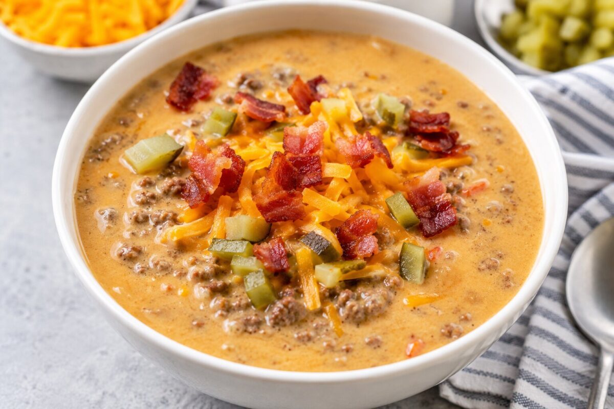 cheeseburger soup recipe