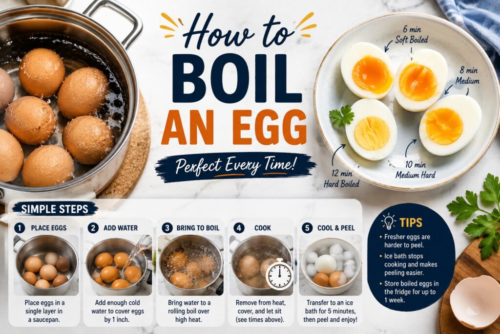 boil eggs
