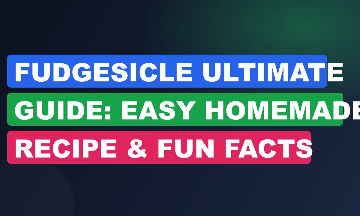Fudgesicle Ultimate Guide: Easy Homemade Recipe & Fun Facts