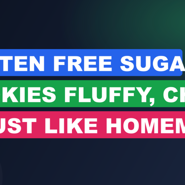 Gluten Free Sugar Cookies Fluffy, Chewy & Just Like Homemade