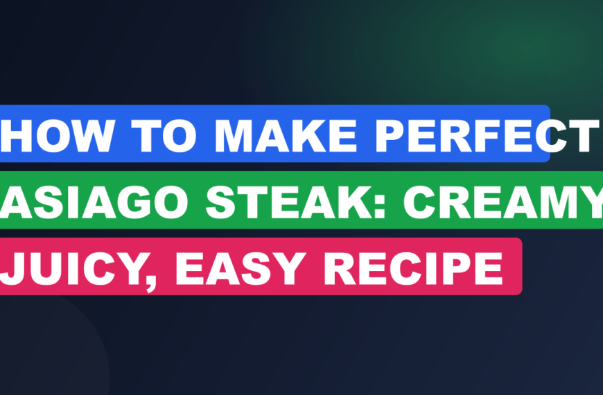 How to Make Perfect Asiago Steak: Creamy, Juicy, Easy Recipe